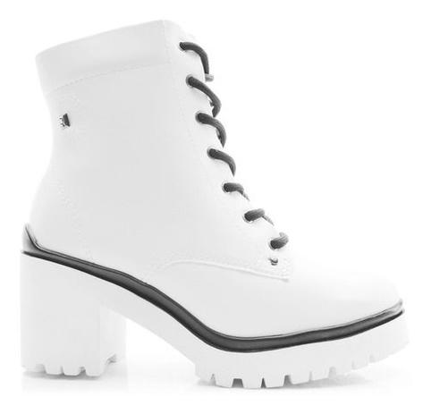 Bota Coturno Ramarim Ankle Boot Branco 2050103 - Outros Moda e Acessórios -  Magazine Luiza