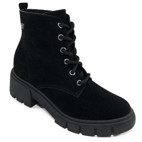 coturno feminino camurça preto