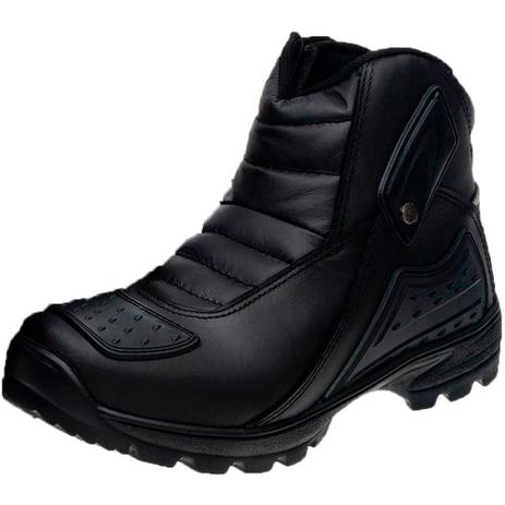 bota preta de cadarço