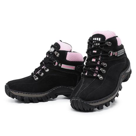 Bota Coturno Trekking Adventure Feminina Trilha Rapel Caminhada De Couro -  Maria Trevo - Bota para Escalada e Trekking - Magazine Luiza