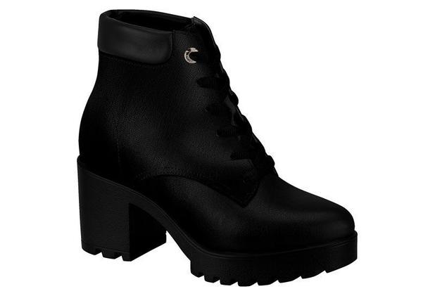 bota coturno feminina vizzano