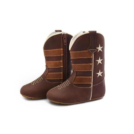 Bota Country Bebê Menino Couro Estampada Zíper Casual - Bili Bilu - Bota  Infantil - Magazine Luiza