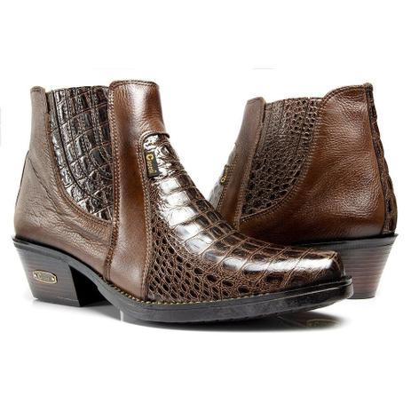 bota country cano curto masculina