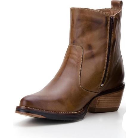 botina feminina cano curto country