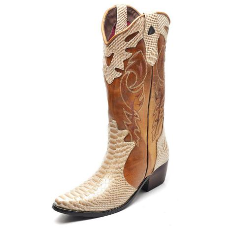 bota country bico fino