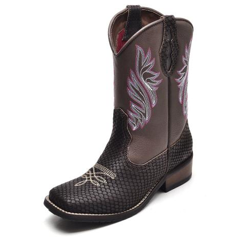 botas country feminina bico quadrado