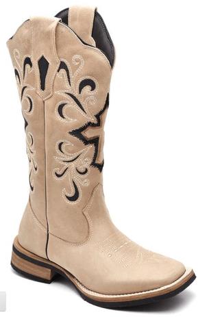 botas country femininas bordadas