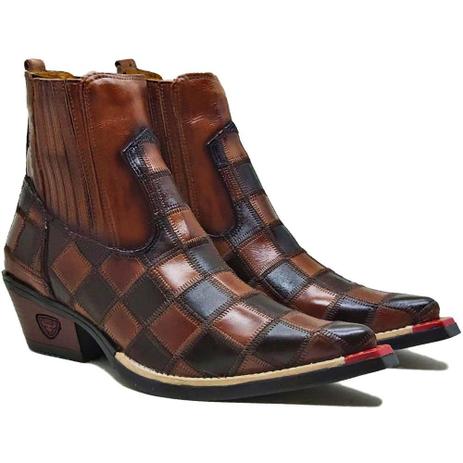bota country bico fino