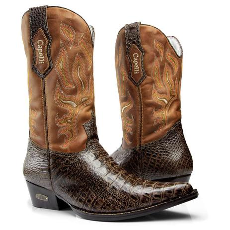 botas masculinas country bico fino
