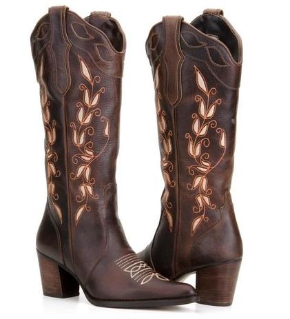 bota country feminina texana