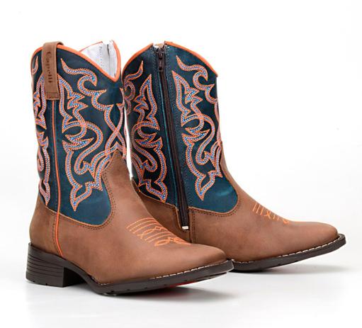 bota country masculina infantil