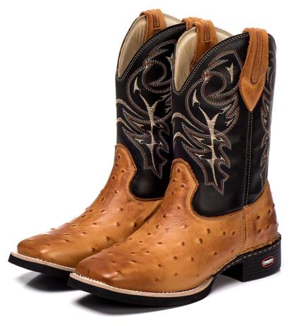 bota texana cano alto masculina