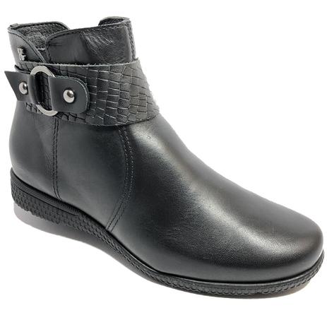 bota couro bottero textura preta