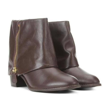 bota couro salto