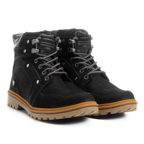 Bota Couro Cavalera Logan Masculina Menor preço em Bota Couro Cavalera Logan Masculina