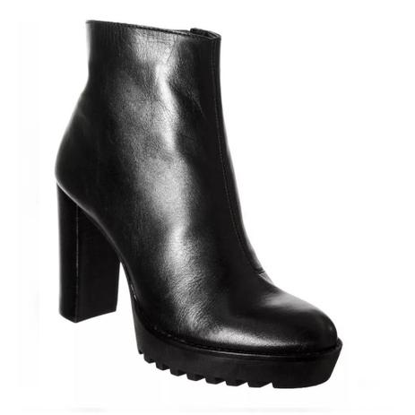 Bota Couro Feminina Tratorada Salto Alto Conforto - Sylt - Bota Feminina - Magazine Luiza