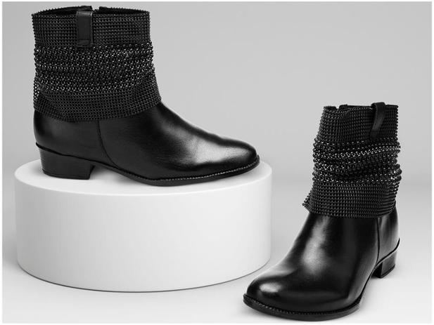 Bota Couro Malha Metal Lisa Bico Redondo Cano Curto Salto Baixo - Valentina  Kister - Outros Moda e Acessórios - Magazine Luiza