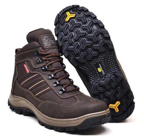 Bota De Segurança Gogowear Com C.A Em Couro Masculina Fal.C Menor preço em Bota De Segurança Gogowear Com C.A Em Couro Masculina Fal.C