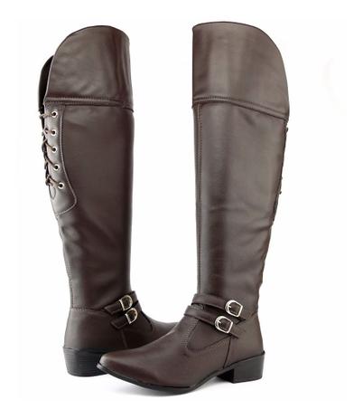 bota cano alto dona beja over the knee