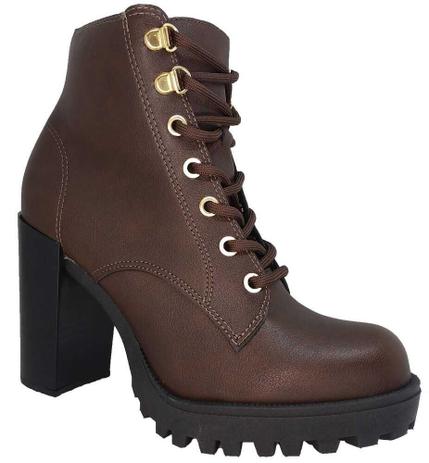 Bota Feminina Adulta Salto Grosso Moleca 5325.115 - Bota Feminina -  Magazine Luiza
