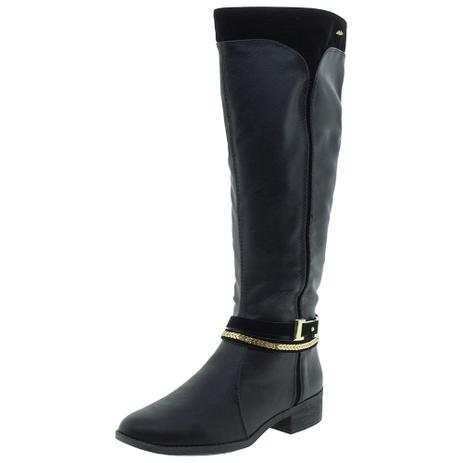 Bota Feminina Cano Alto Dakota - B89582 PRETO PRETO Menor preço em Bota Feminina Cano Alto Dakota - B89582 PRETO PRETO