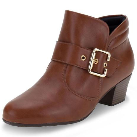 Bota Feminina Cano Baixo Modare - 7046321 CARAMELO - Bota Feminina - Magazine Luiza