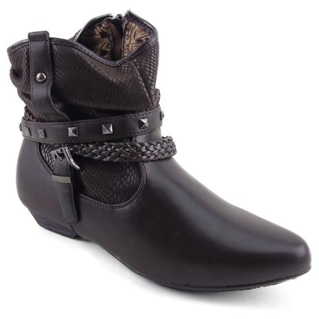 bota cano baixo salto baixo