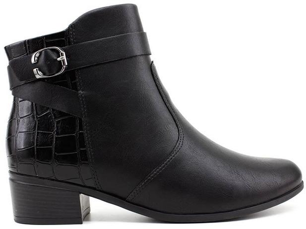 bota ankle boot preta