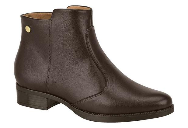 bota vizzano cano curto marrom