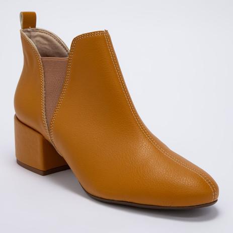 Bota Feminina Cano Curto Salto Baixo - Castanho - Vértice - Bota Feminina -  Magazine Luiza