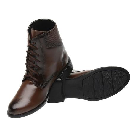 Bota Feminina Cano Curto Salto Baixo Com Cadarço - Nbella - Bota Feminina -  Magazine Luiza