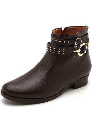 bota com fivela feminina