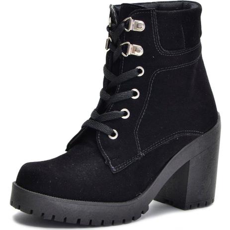 botas camurça cano medio