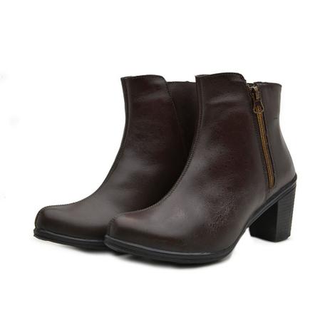 bota feminina coturno salto baixo
