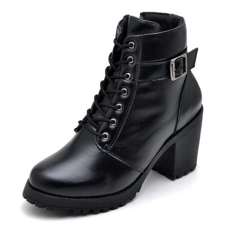 bota feminina coturno salto alto