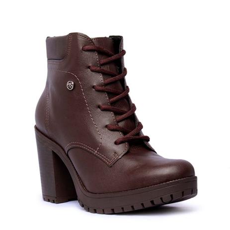 Bota Feminina Coturno Tratorada Confortavel Via Marte 191510 - Coturno  Feminino - Magazine Luiza