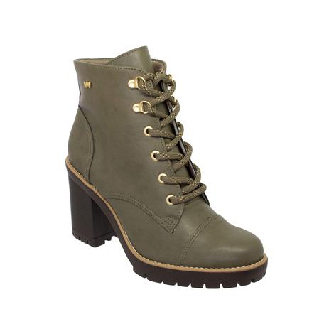 Tênis Via Marte Feminino Chunky Sintético 21-4601 Verde militar - Rio Sul  Calçados