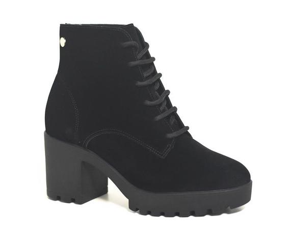 Bota feminina coturno vizzano nobuck preto - Coturno Feminino - Magazine  Luiza