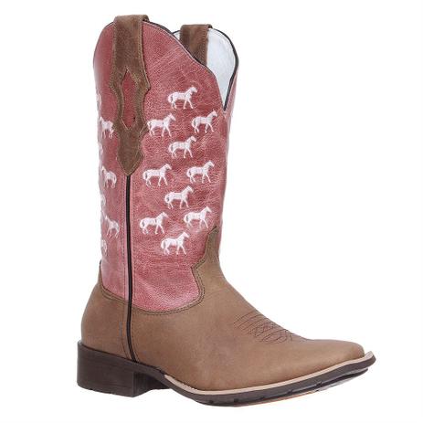 bota country marrom feminina