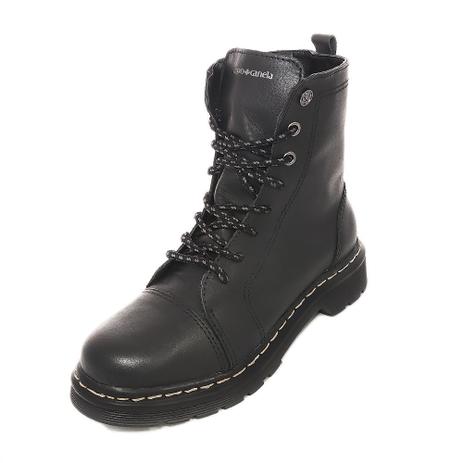 Bota Feminina Cravo e Canela Coturno REF: 85653C COURO Menor preço em Bota Feminina Cravo e Canela Coturno REF: 85653C COURO