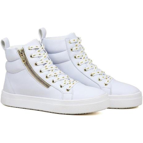 Tênis Branco Masculino Rock Fit Gun´s em Couro | ROCK FIT