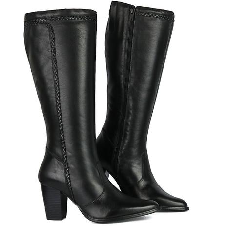 comprar bota couro feminina