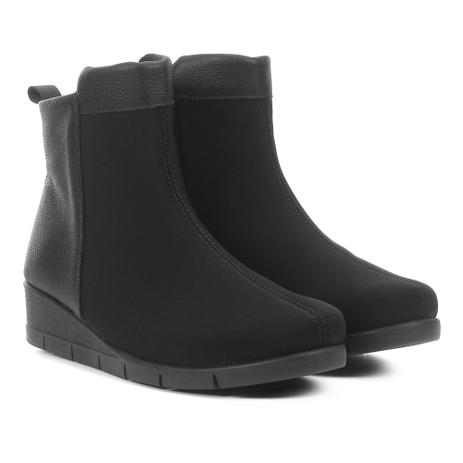 botas salto anabela usaflex