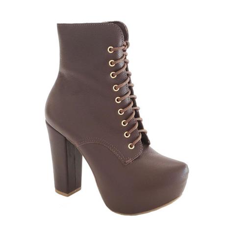 bota meia salto bloco