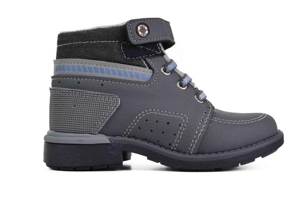 Bota Inf Masc.Kidy Calçados Coturno Max Grafite/Preto-031003 - Coturno  Masculino - Magazine Luiza