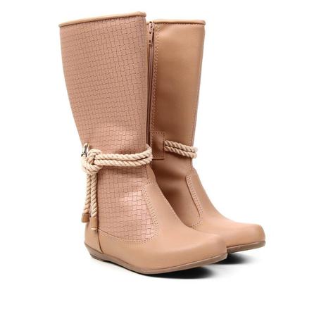 bota infantil feminina cano longo