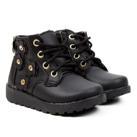 bota menina cano curto