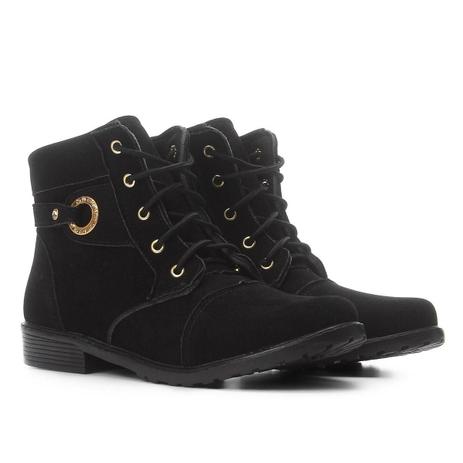 bota cano curto infantil feminina