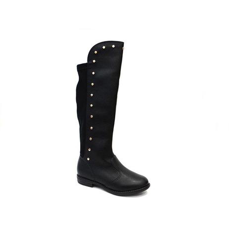 Bota infantil cano longo 2167.114 - molekinha - preto Menor preço em Bota infantil cano longo 2167.114 - molekinha - preto