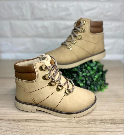Bota Infantil Coturno Klin Rock Masculina-Areia 28/34 61524 - Moda Infantil  - Magazine Luiza